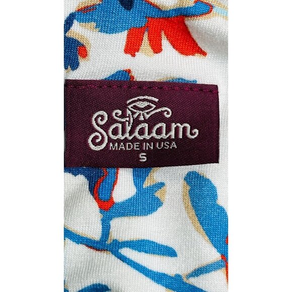Salaam Sleeveless Dress Size S Knee Length Multicolor Floral - Picture 11 of 12